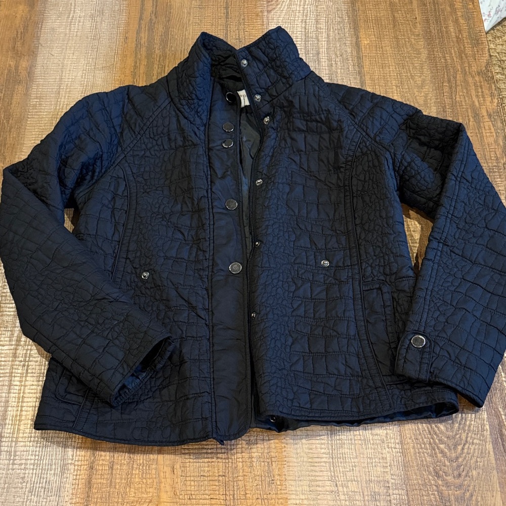 Covington Black Quilted Jacket - Picture 2 of 8